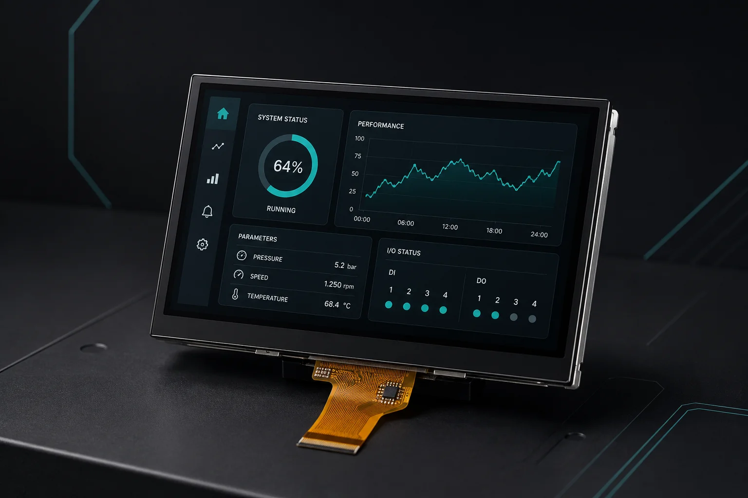 IPS Display module for industrial applications