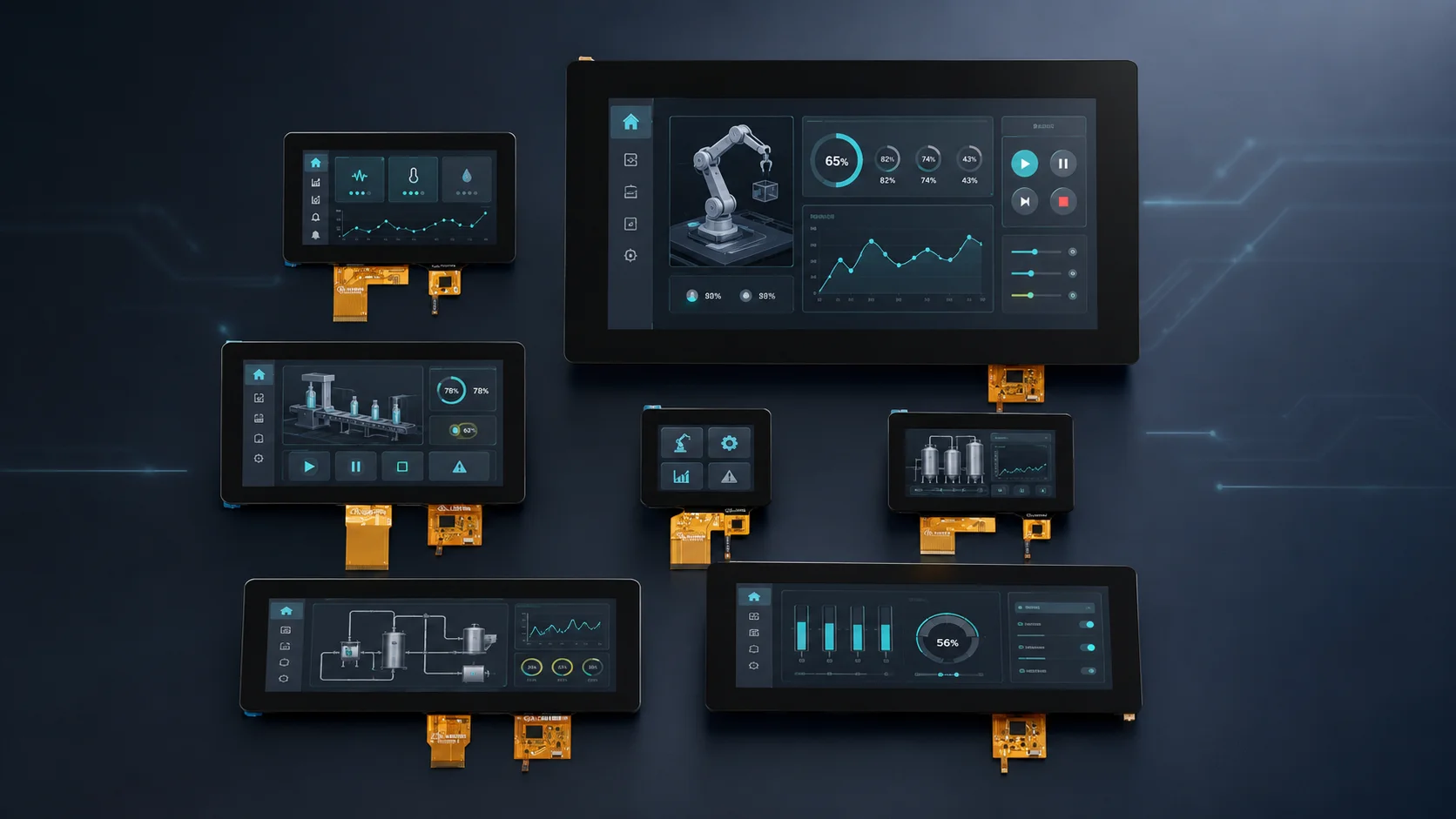 TFT display modules for embedded HMI and long-lifecycle systems