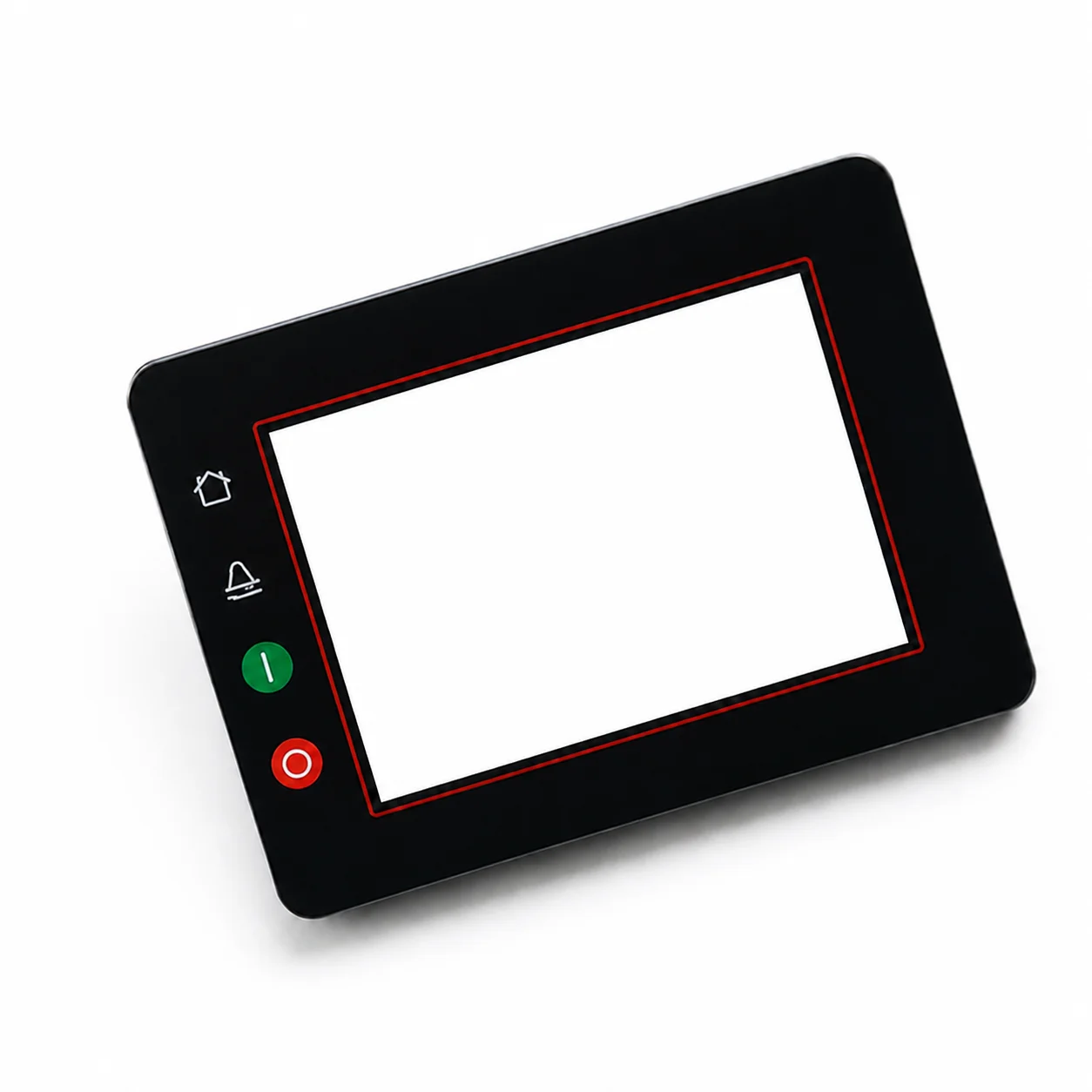 Custom cover glass for touch screen front panel