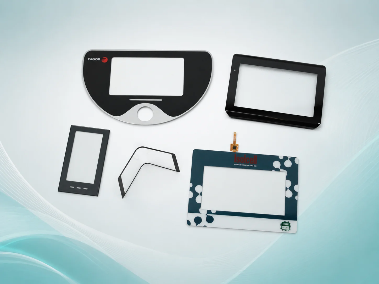 Custom touch screen industrial HMI application