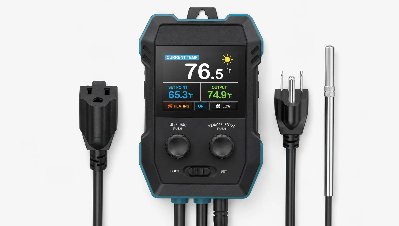 SPI Display installed in a compact industrial controller panel