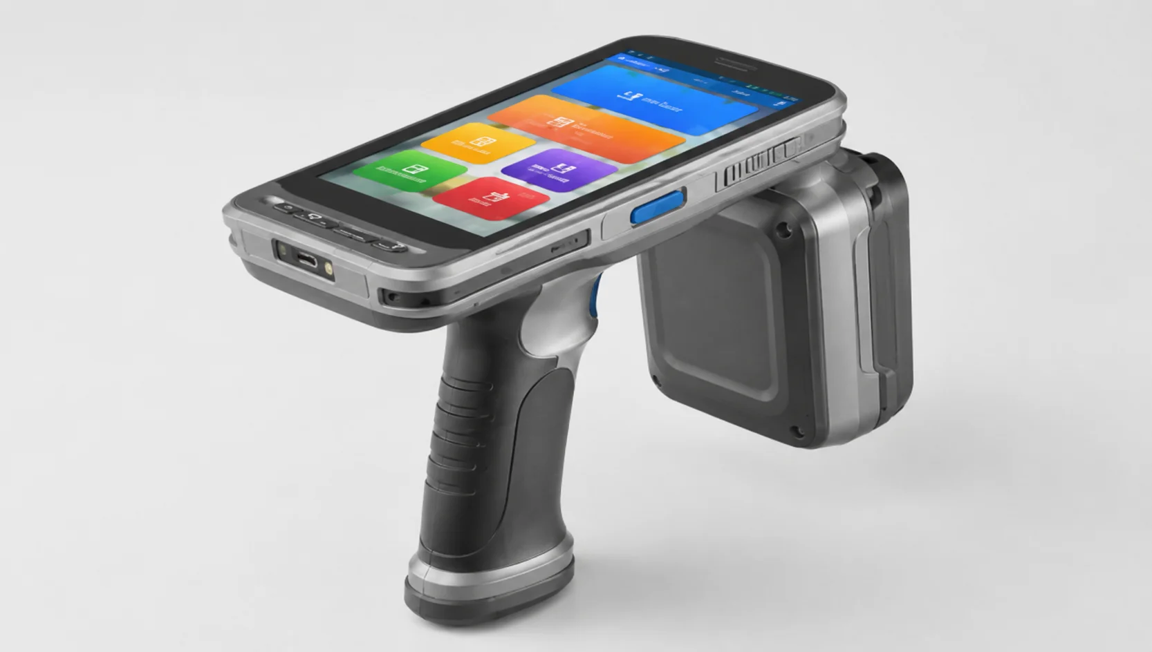 Resistive touch panel on a portable handheld measurement instrument