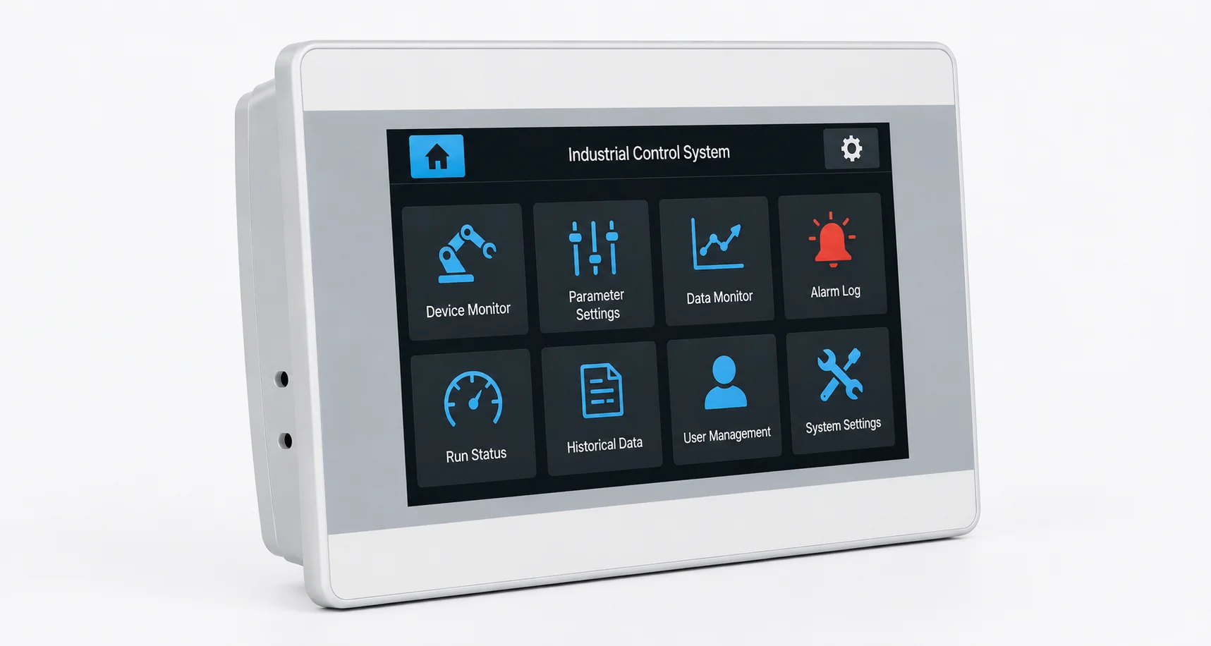 RGB Display used in industrial HMI control panel