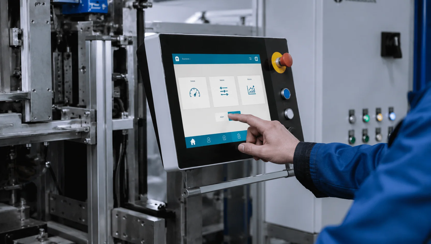 High brightness TFT display for industrial HMI panels