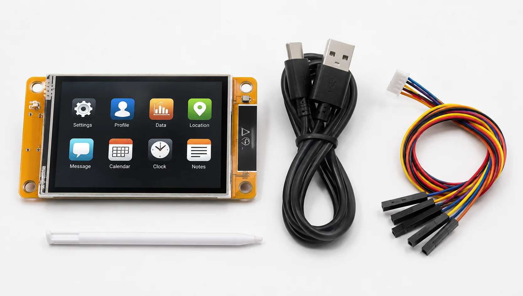 Resistive touch screen selection guide diagram