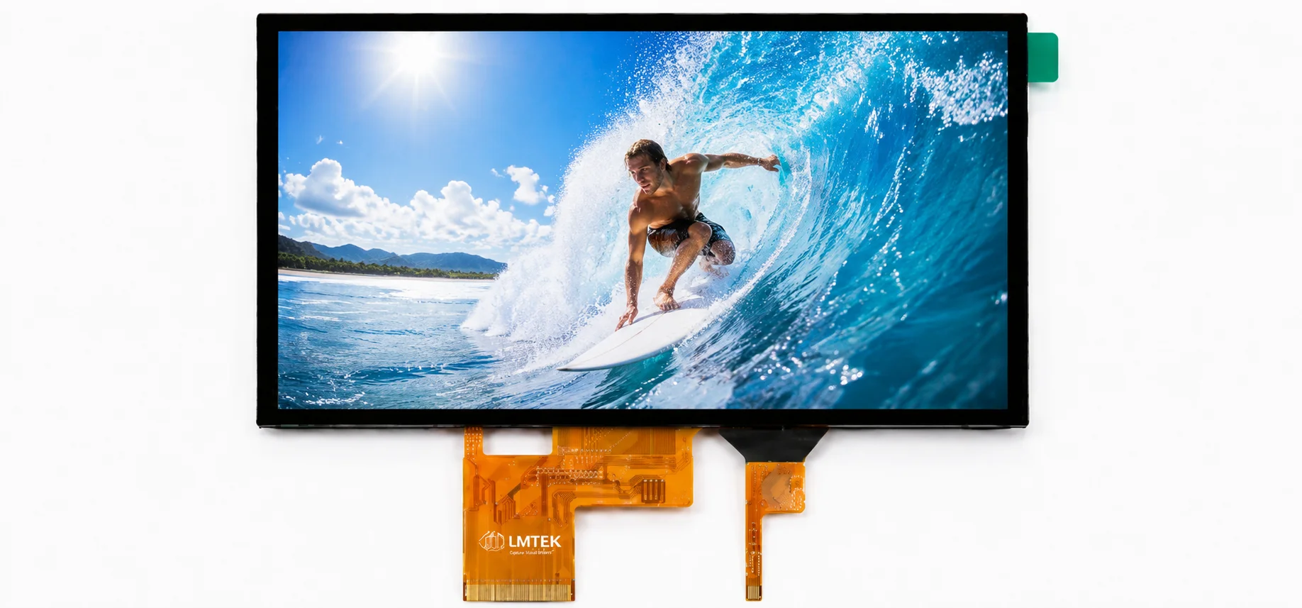 LVDS display with touch screen illustration