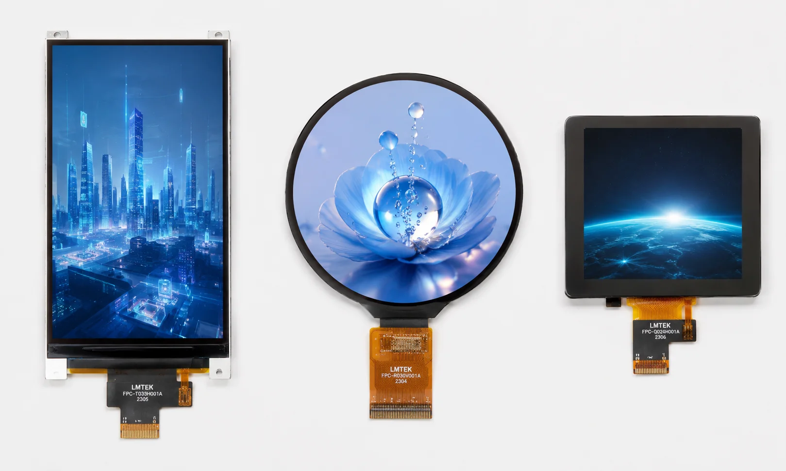 Custom TFT display FPC and pin definition options