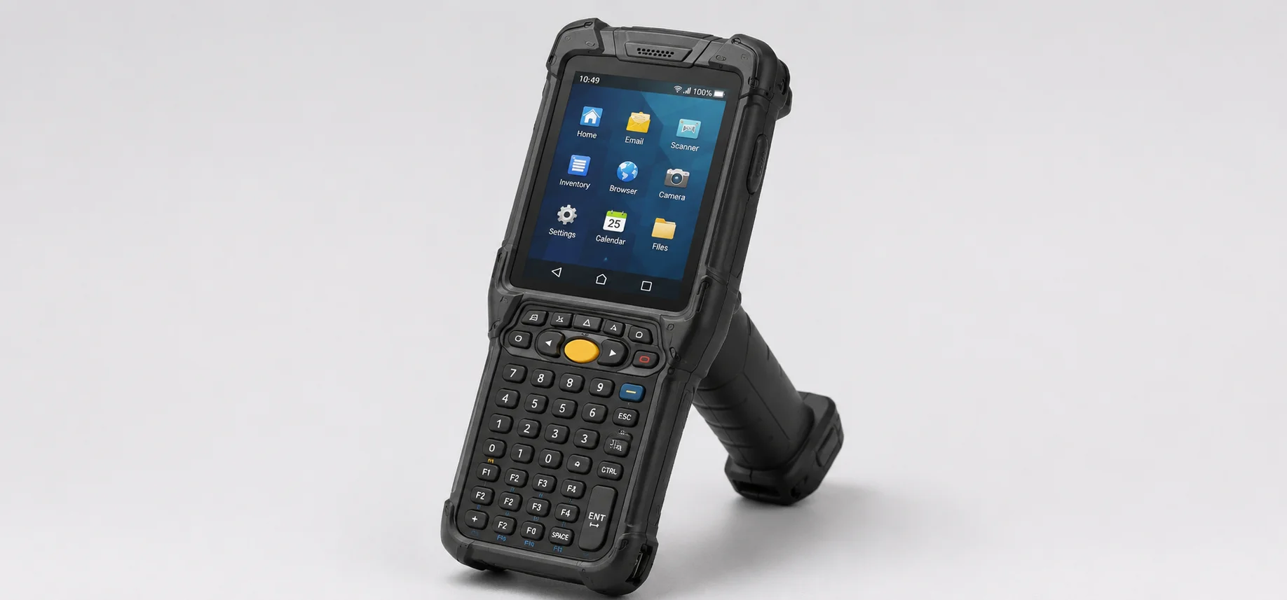 Portrait TFT LCD in portable instrument and handheld field terminal