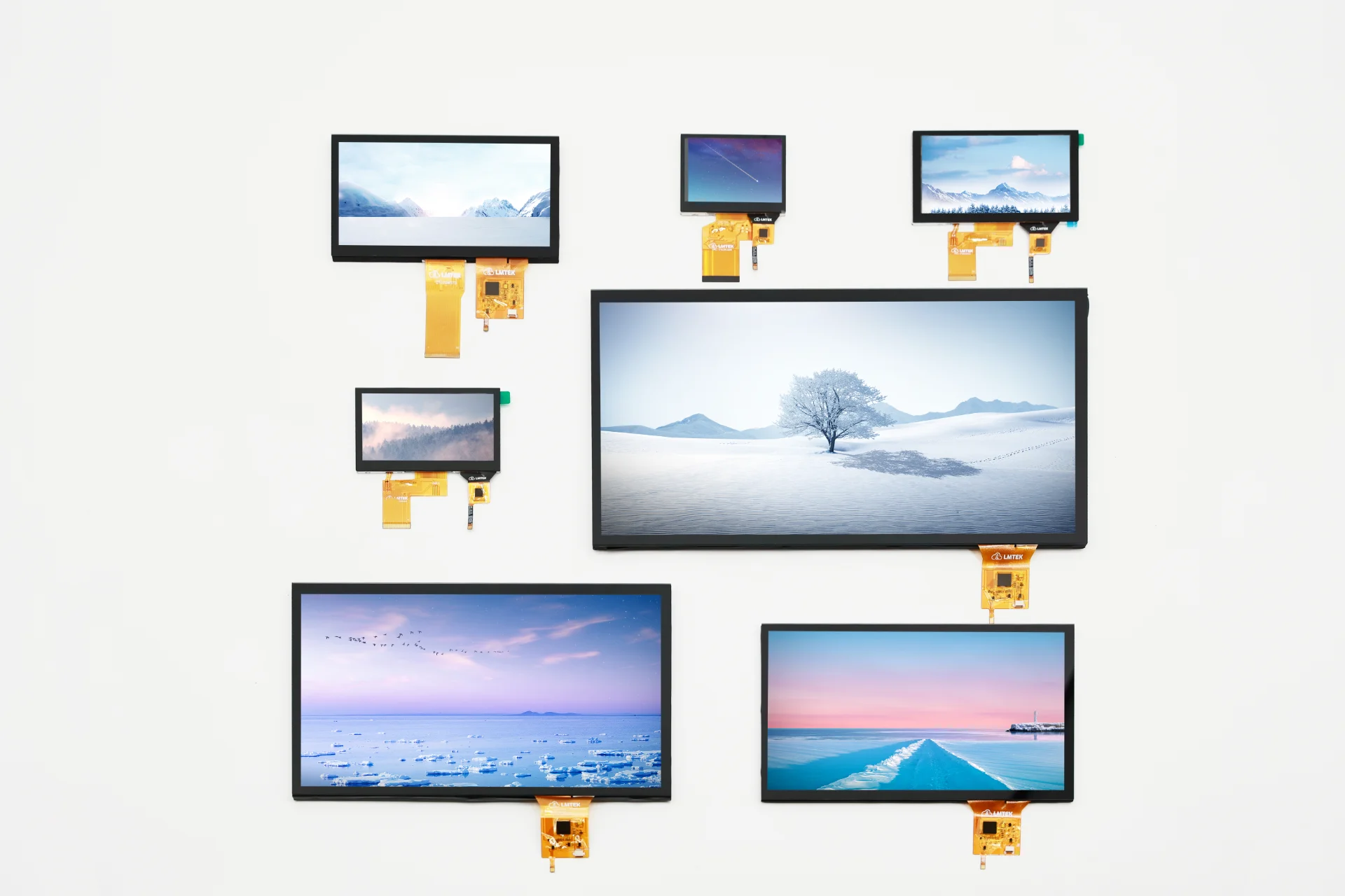 Landscape TFT Display Modules for Industrial HMI