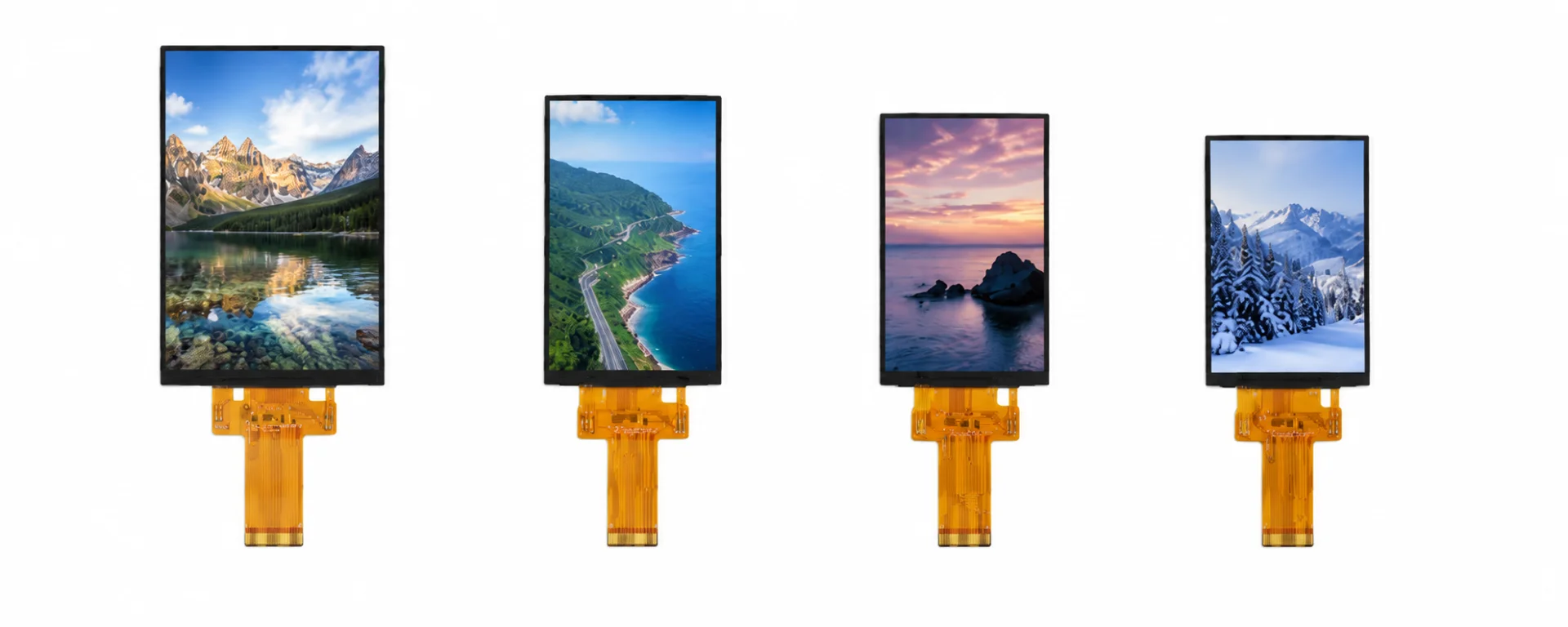 Portrait TFT LCD module illustration