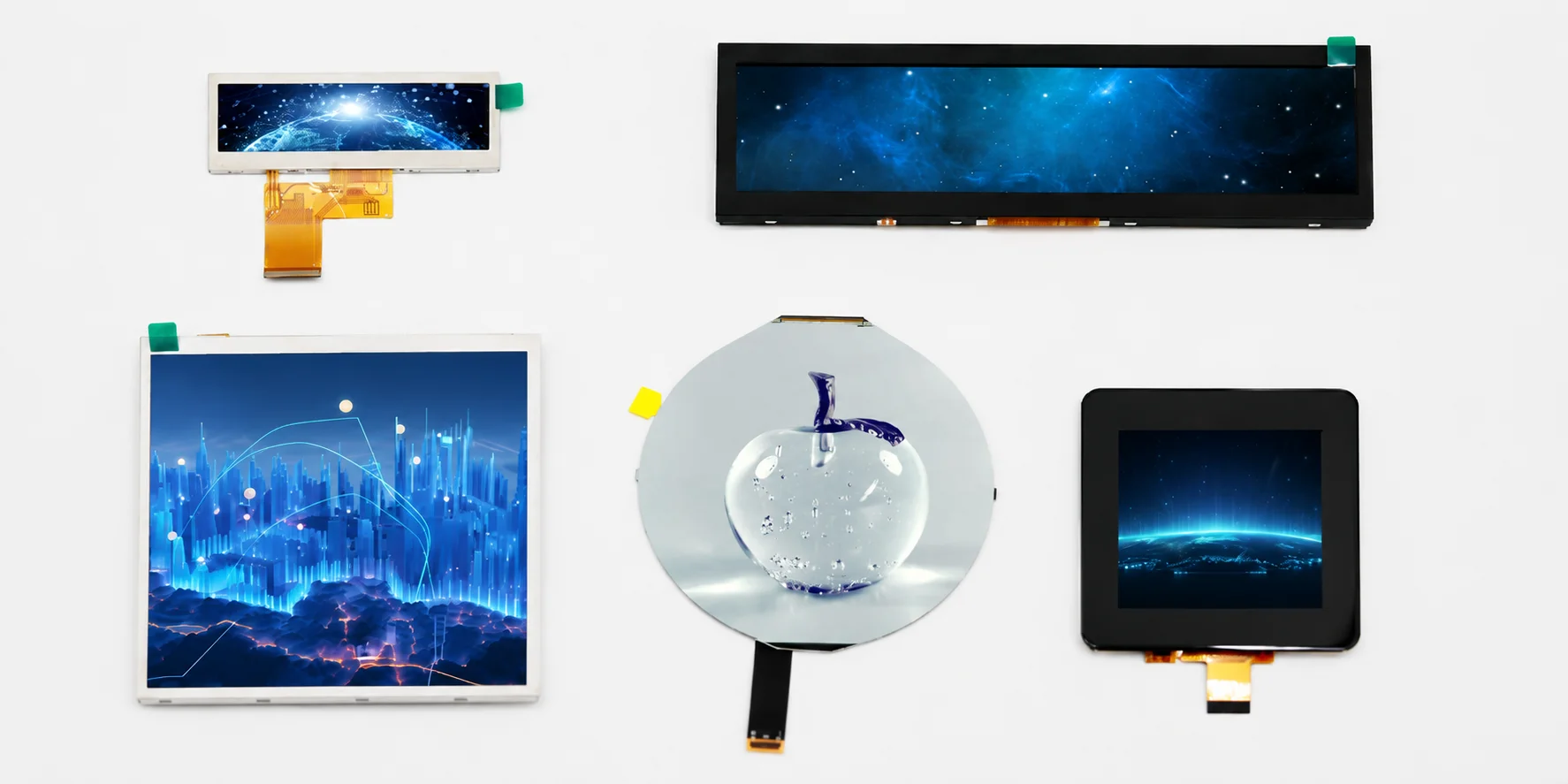 TFT display modules for industrial and embedded applications