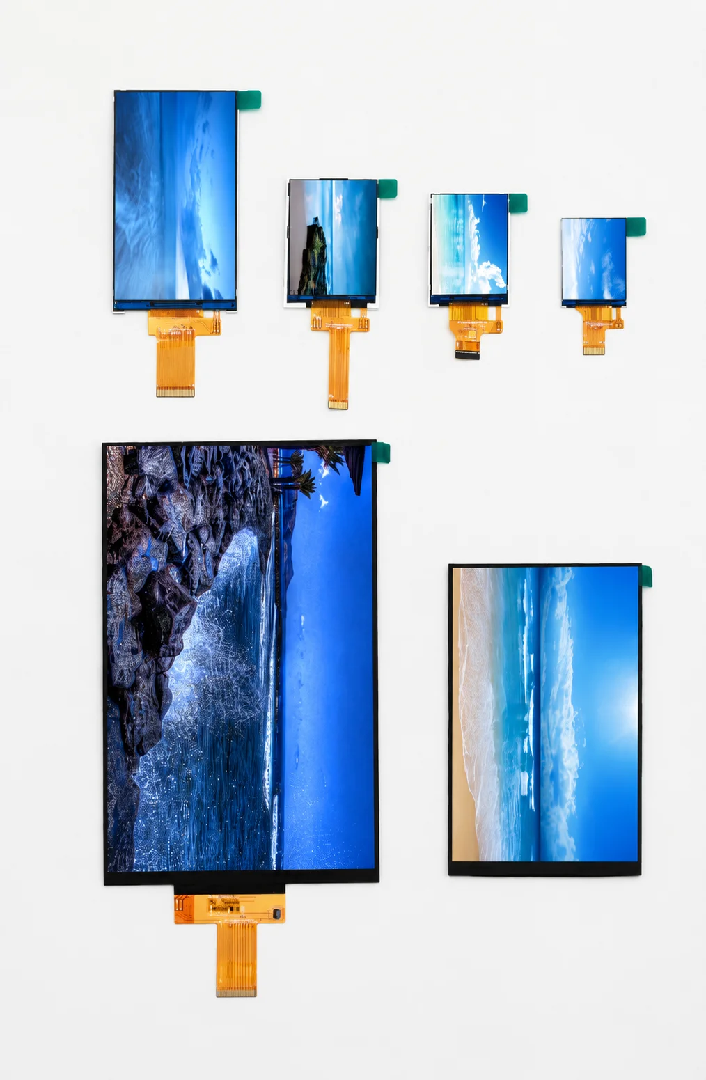 Portrait Display Module - Vertical LCD for HMI and Embedded Systems
