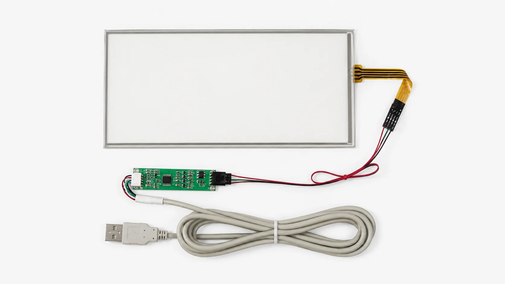 Custom resistive touch screen project engineering and assembly