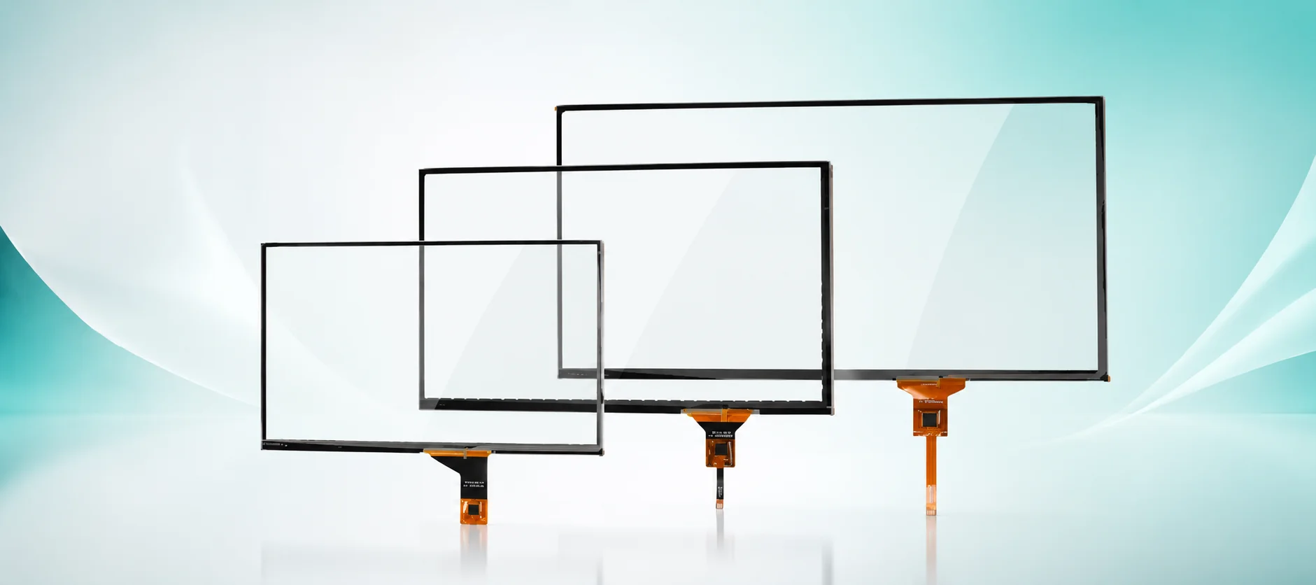 Projected capacitive touch screen panel used in industrial HMI application