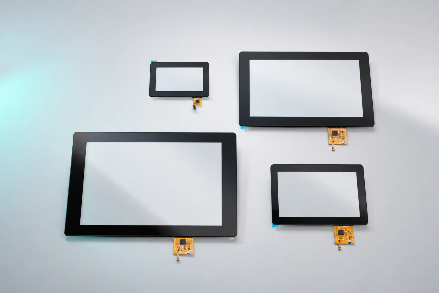 Capacitive touch screen panels for industrial HMI and embedded display applications