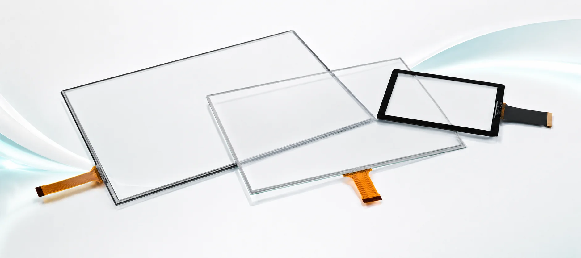 Resistive touch screen panel used in industrial equipment with stylus input