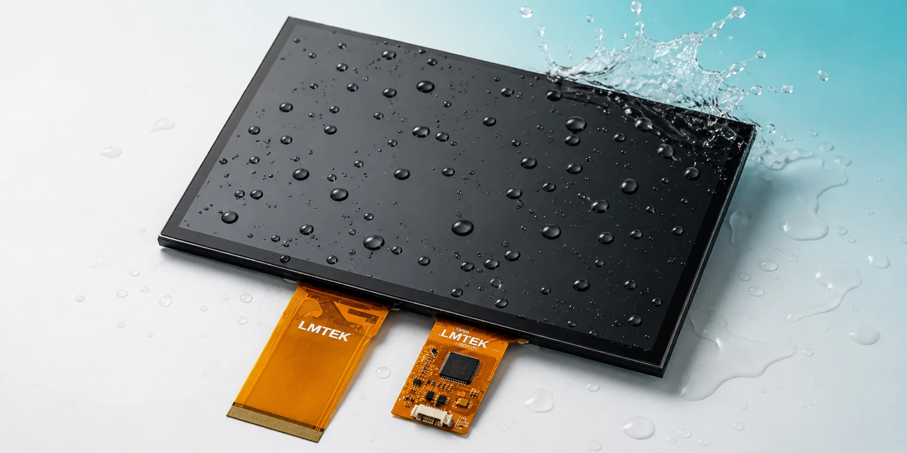 Touch screen and TFT display integration diagram